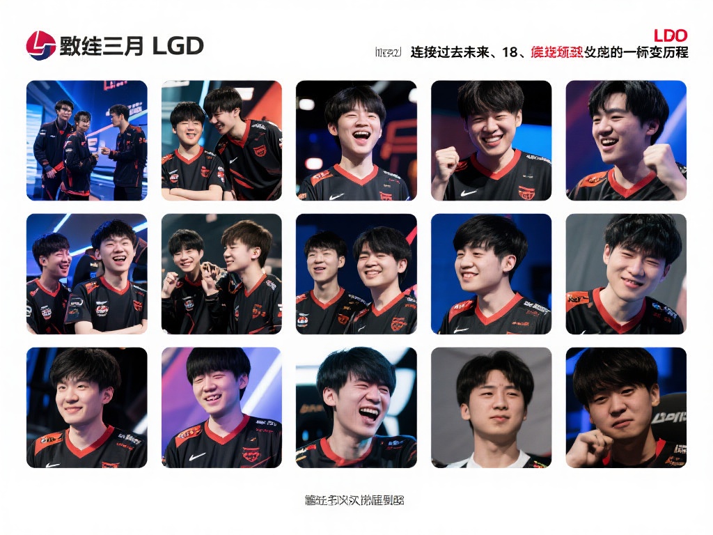 告别三月，LGD战队通过18宫格照片与粉